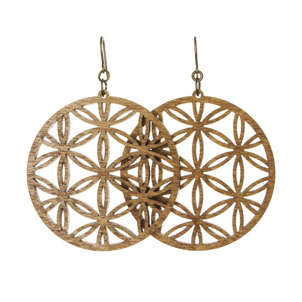 Flower of life deals earrings